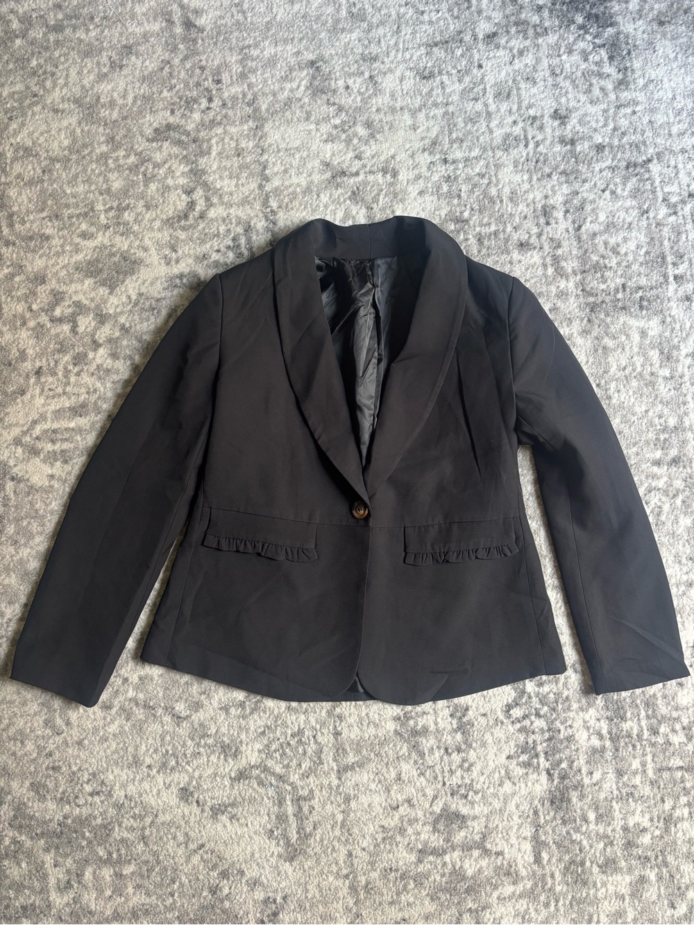 Classic Black Women's Blazer Jacket